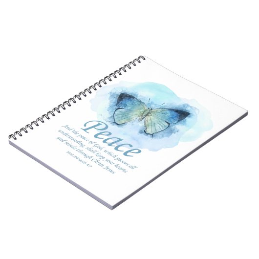 Butterfly der Christlichen Bibelverse für Frauen: Notizblock (Linke Seite)