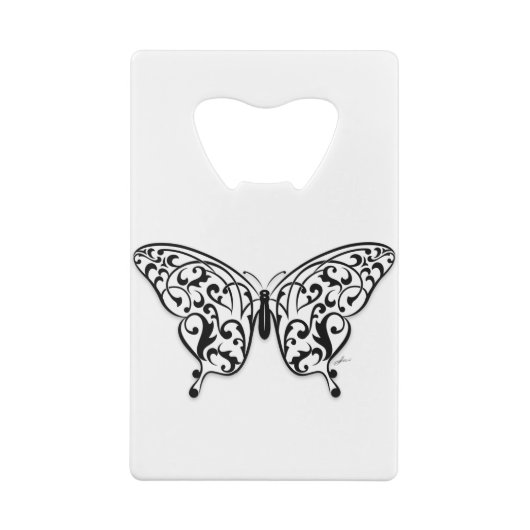 Butterfly_Design Geldbeutel Flaschenöffner (Rückseite)