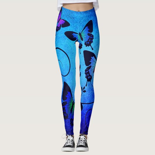 Butterfly-Design Leggings (Vorderseite)