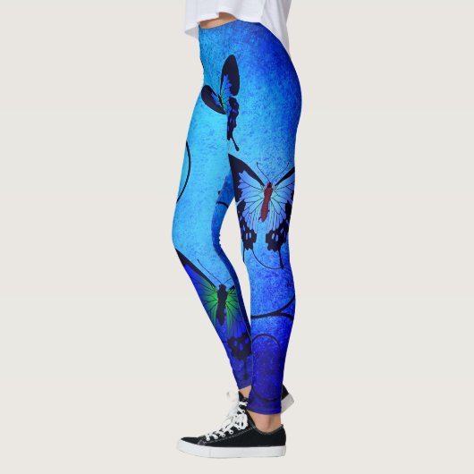 Butterfly-Design Leggings (Links)
