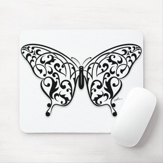 Butterfly_Design Mousepad (Mit Mouse)