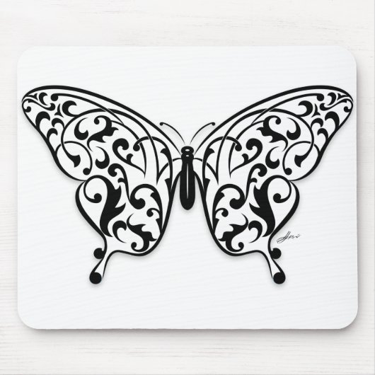 Butterfly_Design Mousepad (Vorne)