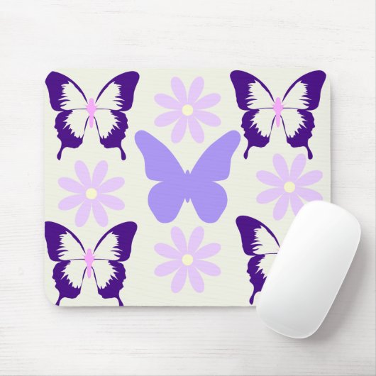 Butterfly Design Mousepad (Mit Mouse)