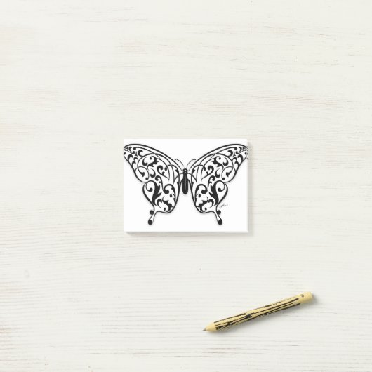 Butterfly_Design Post-it Klebezettel (Auf Schreibtisch)