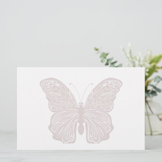 Butterfly Design Stationierung Briefpapier (Stehend Vorderseite)