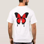 Butterfly-Design T-Shirt (Rückseite)