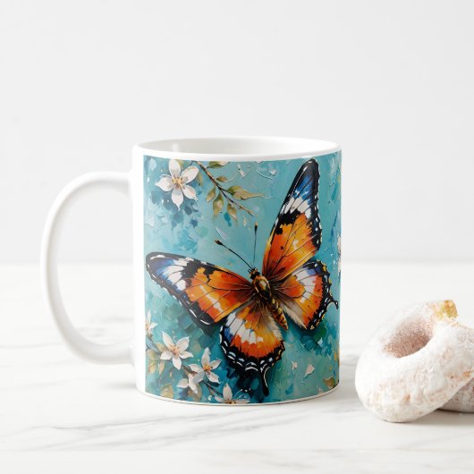 Butterfly Design-Tasse Kaffeetasse (Mit Donut)