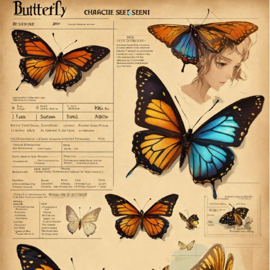 BUTTERFLY DESIGNEED PILLOWS KISSEN