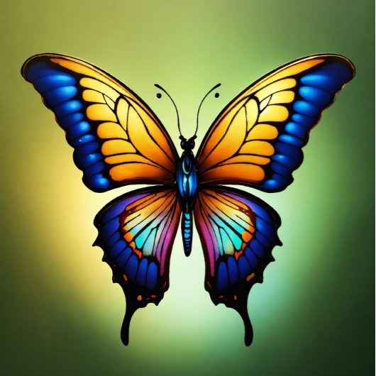 BUTTERFLY DESIGNEED PILLOWS KISSEN