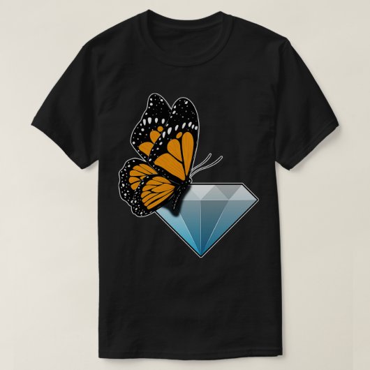 Butterfly Diamond T-Shirt (Design vorne)