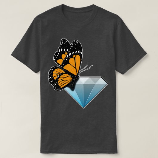 Butterfly Diamond T-Shirt (Design vorne)