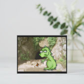 Butterfly Dragon Postkarte (Stehend Vorderseite)