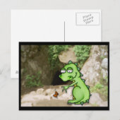 Butterfly Dragon Postkarte (Vorne/Hinten)