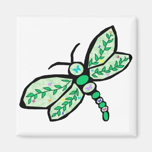 Butterfly-Dragonfly-Magnet Magnet (Vorne)