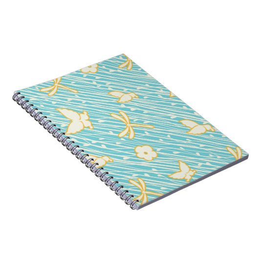 Butterfly Dragonfly SpiralNotebook Notizblock (Rechte Seite)
