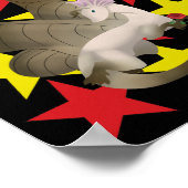 Butterfly Dragons Best Friends Stars Poster (Ecke)