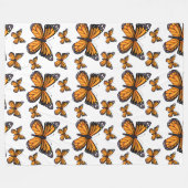 Butterfly Dream 60x80 Fleece Blanket (Vorderseite (Horizontal))