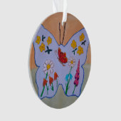 Butterfly Dream Acrolic Ornament (Vorderseite)