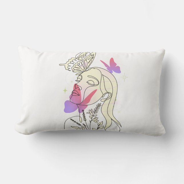 Butterfly Dream - Artistic Throw Kissen (Vorderseite)