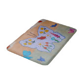 Butterfly Dream Bath Mat Badematte (Schrägansicht)