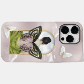 Butterfly Dream Fantasy Collage mit Monogramm Case-Mate iPhone Hülle (Rückseite (Horizontal))