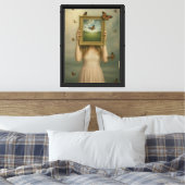 Butterfly Dream Frame Leinwand Print (Insitu (Schlafzimmer))