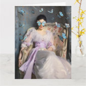 Butterfly Dream II Card Karte (Gelbe Blume)