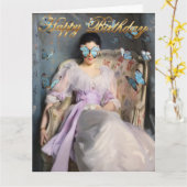 Butterfly Dream II Card Karte (Gelbe Blume)