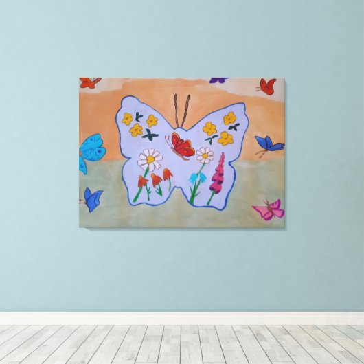 Butterfly Dream Leinwand Kunst (Insitu (Holzboden))