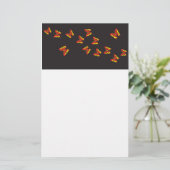Butterfly Dream Pattern Briefpapier (Stehend Vorderseite)