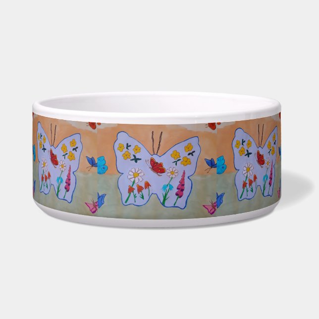 Butterfly Dream Pet Bowl Napf (Vorderseite)