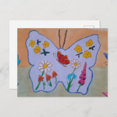 Butterfly Dream Postcard Postkarte (Vorne/Hinten)