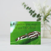 Butterfly Dream Postkarte (Stehend Vorderseite)
