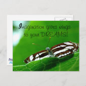 Butterfly Dream Postkarte (Vorne/Hinten)