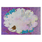 Butterfly Dream Scene Jeweled Schneidebrett (Vorderseite)