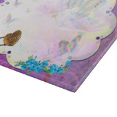 Butterfly Dream Scene Jeweled Schneidebrett (Ecke)