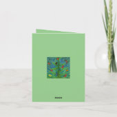 Butterfly Dream Summer Garden Karte (Rückseite)