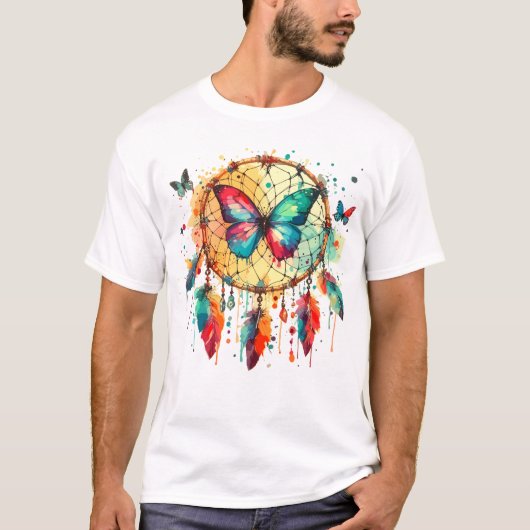 Butterfly Dreamcatcher T-Shirt (Vorderseite)