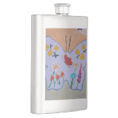 Butterfly Dreaming Classic Flask Flachmann (Rechts)