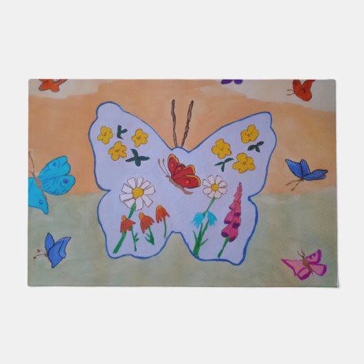 Butterfly Dreaming Fußmatte (Vorderseite)