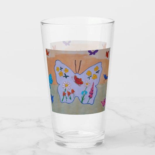 Butterfly Dreaming Glas (Rückseite)