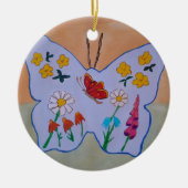Butterfly Dreaming Keramik Ornament (Vorne)