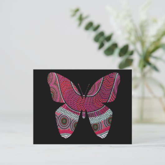 Butterfly Dreaming Postkarte (Stehend Vorderseite)