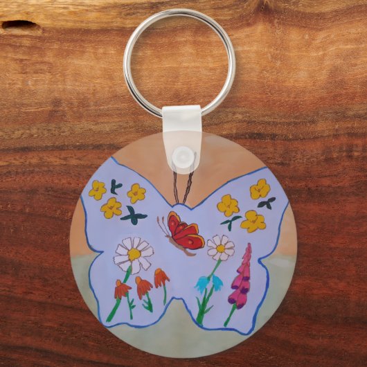 Butterfly Dreaming Schlüsselanhänger (Rückseite)