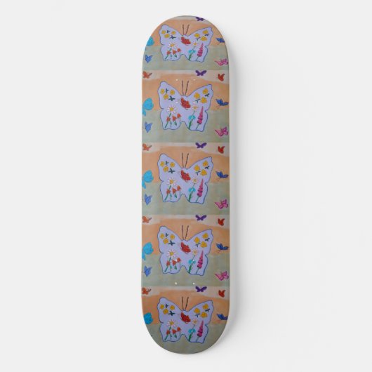 Butterfly Dreaming Skateboard (Vorderseite)