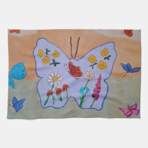 Butterfly Dreaming Teektuch Geschirrtuch