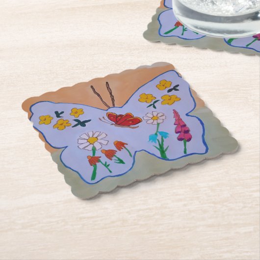 Butterfly Dreaming Untersetzer (angewinkelt)