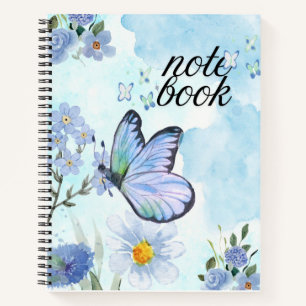 Butterfly Dreams - Ästhetisches Pastell-Notebook   Notizblock