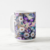Butterfly Dreams Floral Kaffeetasse (Vorderseite Links)