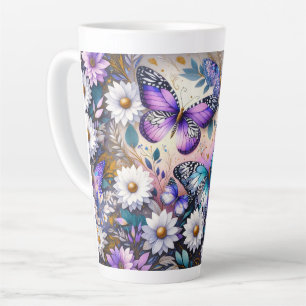 Butterfly Dreams Floral Milchtasse
